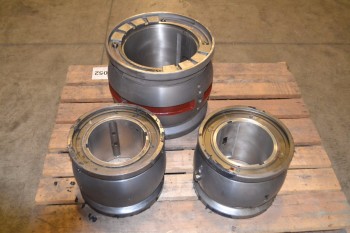 LOT OF 3 ASSORTED BEARING SLEEVE HOUSINGS