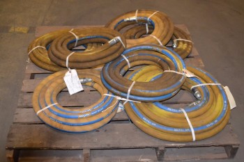 LOT OF 7 ASSORTED MINE MAXX PNEUMATIC HOSES, 400 PSI