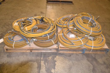 2 PALLETS OF MINE MAXX 400 PSI PNEUMATIC HOSES