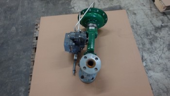 FISHER EZ 667 1-1/2IN FLANGED 150 STEEL CONTROL VALVE