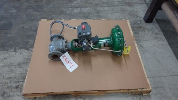FISHER EZ 667 2IN 150 FLANGED STEEL CONTROL VALVE