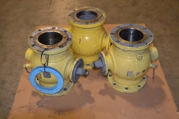 LOT OF 3 COOPER CAMERON VALL VALVES, 6 INX 6 IN