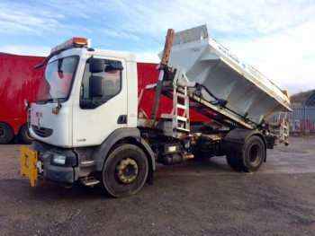 2007 Renault Midlum 240 DXi Demountable Tipper Gritter
