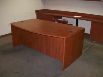 Office With Two (2) Executive Desks and One (1) End Table