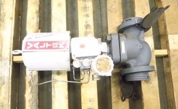 VALTEK 3 IN STEEL PNEUMATIC FLANGED CONTROL VALVE