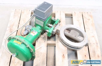 FISHER 10 IN STAINLESS PNEUMATIC CONTROL VALVE