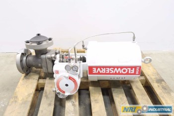FLOWSERVE 3 IN STAINLESS PNEUMATIC FLANGED CONTROL VALVE