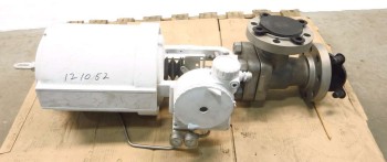 FLOWSERVE VALTEK 3 IN STAINLESS PNEUMATIC FLANGED CONTROL VALVE