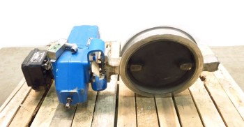 NELES JAMESBURY 12 IN STAINLESS PNEUMATIC CONTROL VALVE