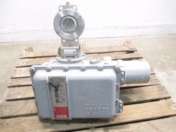 DEZURIK 4 IN ELECTRIC STAINLESS WAFER BUTTERFLY VALVE