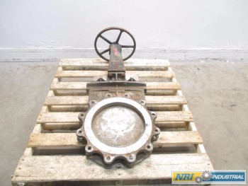 CRANE 12 IN STAINLESS FLANGED KNIFE GATE VALVE