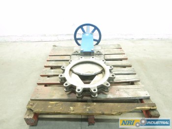 ORBINOX 14 IN STAINLESS FLANGED KNIFE GATE VALVE