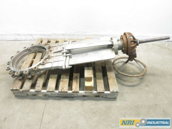 FNW 18 IN STAINLESS FLANGED KNIFE GATE VALVE