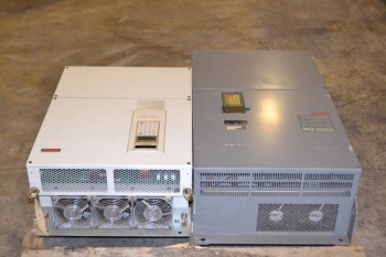 LOT OF 2 MITSUBISHI MOTOR DRIVES FR-A260E-37K-UL, FR-Z260-37K