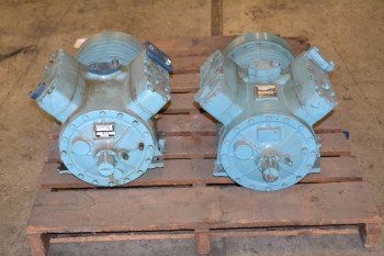 LOT OF 2 DUNHAM BUSH 204UPHFRMFAR60 162-400PSI COMPRESSOR 460V