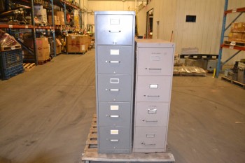 LOT OF 2 FILING CABNITS