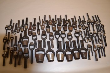 LOT OF ASSORTED STEEL ARCH PUNCHES 1/4-2-5/8
