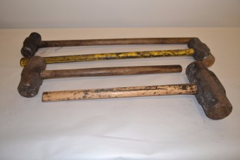 LOT OF 4 ASSORTED SLEDGEHAMMERS