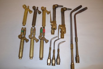 LOT OF ASSORTED OXY/ACETYLENE WELDING SUPPLIES