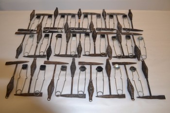 LOT OF ASSORTED WELDING HAMMERS AND STRIKERS