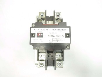 CUTLER HAMMER 200 HP 270 AMP SIZE 5 AC CONTACTOR