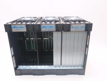 WOODWARD 5453-278 MICRONET 12-SLOT CHASSIS REV A RACK