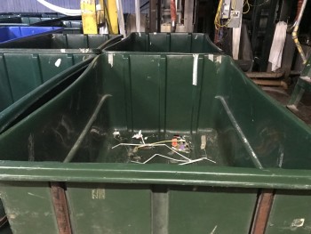 Green Tub Carts Lot of 3
