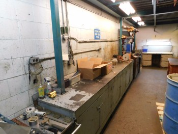 Metal Cabinet and Contents