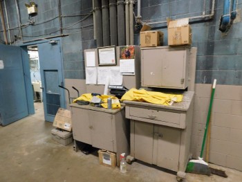 Shelving and contents Boiler Room
