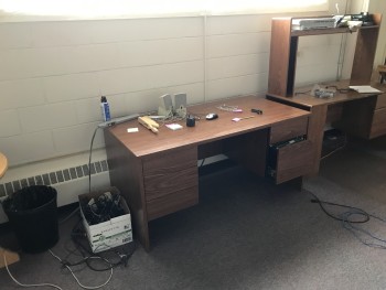 Lot of upstairs IT Office space no File cabinets or electronics