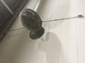 lot of 5 Wall Mounted Fans