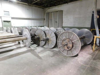 Pile Loom Beams fits 210-230 Looms With 900mm Flange CRONLAND Lot of 3
