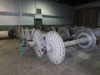Ground / Lower Loom Beam 900mm Flange CRONLAND fits 210-230 looms Lot of 4