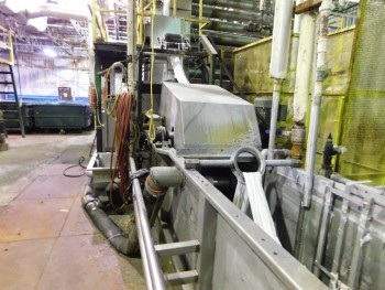 Stainless Steel Open Top Saturation , Coated Nip Roll Pull-Off,
