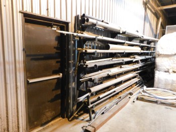 Steel and rack with Misc Steel Pipes and Dowels