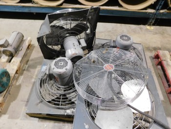 Pallet Of 4 Electric ceiling Mounted Fans
