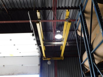 1/2 Ton Boom Lift with Clayton 1/2 ton Manual winch