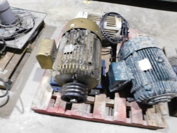 Pallet of 5 Electric Motors