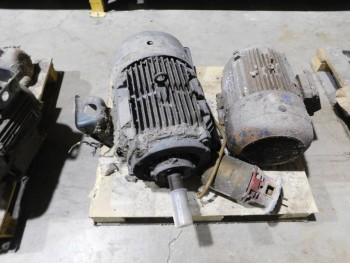 Pallet of 3 Electric Motors