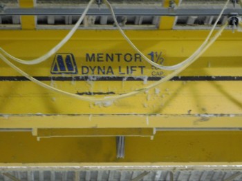 Mentor-Dynalift 1.5 ton double girder overhead craane