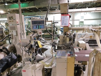 2002 Tsudakoma 230 cm ZAX Air Jet Looms with mechanical tuckers