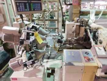 2002 Tsudakoma 230 cm ZAX Air Jet Looms with mechanical tuckers