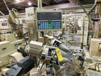 1998 Tsudakoma 210 cm ZAX Air Jet Looms with mechanical tuckers