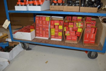 Lot used deep hole drills 1 shelf