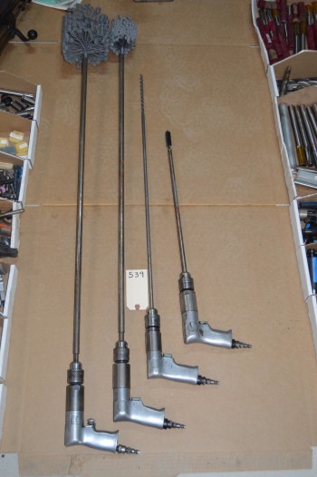 4 pneumatic Drills & Hones
