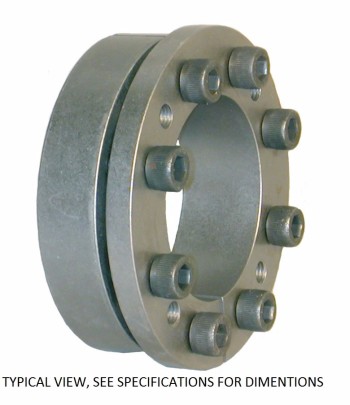 LOT OF TOLLOK TLK133 SIZE 4.437x6.102, KEYLESS BUSHING, LOCKING ASSEMBLIE