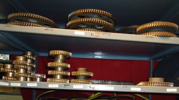 LOT OF 8 Pitch Bronze Worm Gear, BWG, Union Gear