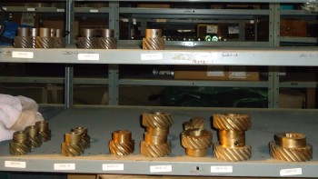 LOT OF 6 Pitch BRONZE Helical, Union Gear