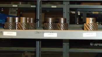 LOT OF 6 Pitch Left Hand Helical, Union Gear