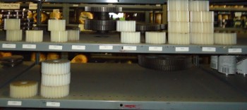 LOT OF 8 Pitch NON-METALIC SPUR GEAR, 14-1/2 PA, F Style, Union Gear